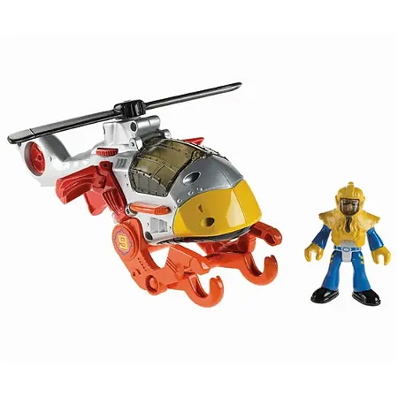 Imaginext Aviões Médios Sky Racer - Helicóptero - T5308 Mattel
