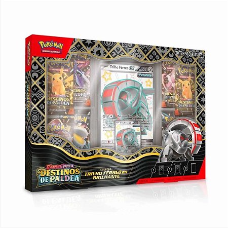 Box Pokémon Destinos de Paldea - Trilho Férreo Ex- 33799 - Copag