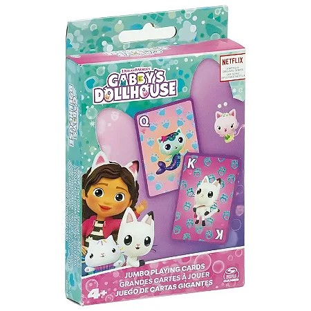 Jogo De Cartas Baralho Gigante - Gabby´S Dollhouse - 4828 - SDI