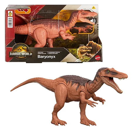 Dinossauro Jurassic World Rebirth Com Som - Baryonyx 32 cm - JGB87 - Mattel