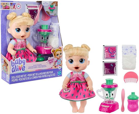 Baby Alive Sweet Smoothies Harper Hugs - G1452 - Hasbro