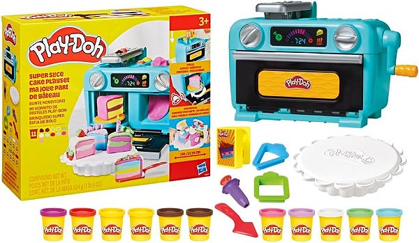 Play-Doh Super Fatia de Bolo conjunto de massinha -  G0497 - Hasbro