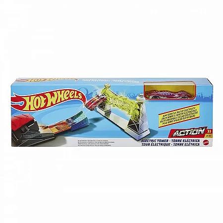 Pista Hot Wheels Torre Elétrica FTH79 FTH80  - Mattel