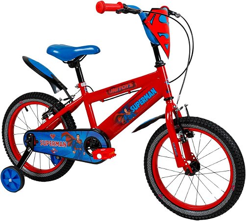 Bicicleta Aro 16 Superman  - 3018 - Uni toys