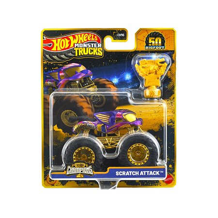 Hot Wheels Veículo Monster Trucks Scratch JDW04|JDV96 Mattel