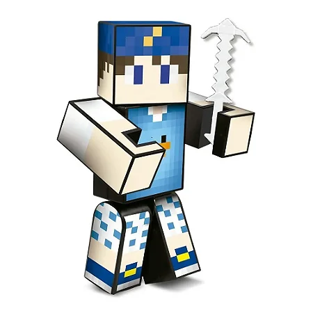 Boneco Beto Gamer 15Cm Com 3 Acessórios - 3.03.1383 - Algazarra
