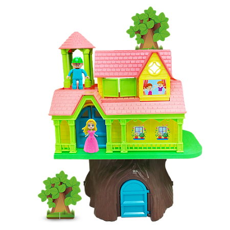 Casa na árvore com Bonecos - 3908 - Homeplay