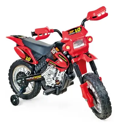Moto Eletrica Infantil Motocross 6V - Vermelha - 244 Homeplay