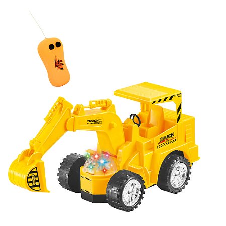Carro Controle Remoto sem fio Escavadeira - DMT6874 - Dm Toys