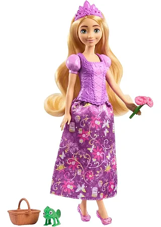 Conjunto Disney Princess Rapunzel Dress Change - JBG09 Mattel