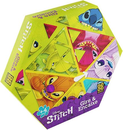 Jogo Gire & Encaixe Stitch - Grow 4869