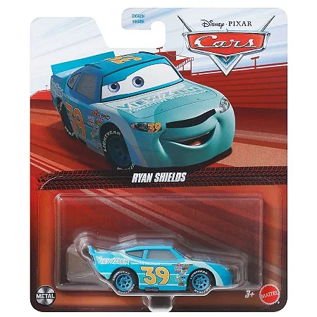Carrinho Disney - Ryan Shields - Carros da Pixar - 1:55 - Mattel DXV29/JDL71