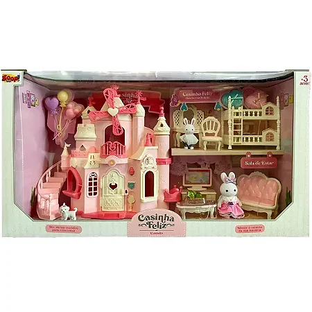 Coleção Casinha Feliz II Castelo - Zoop Toys ZP01370