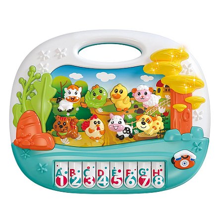 Brinquedo Educativo e Musical Fazendinha - DMT6897 Dm Toys
