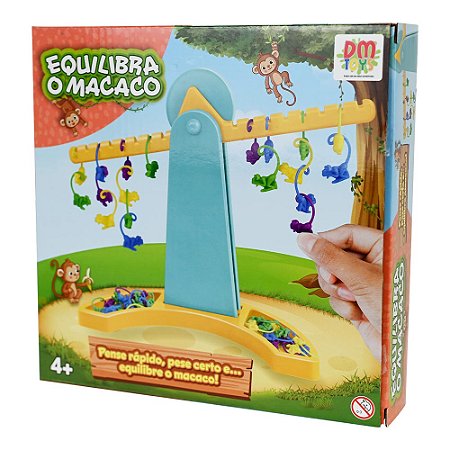 Jogo Equilibra Macaco - DMT0061 Dm Toys