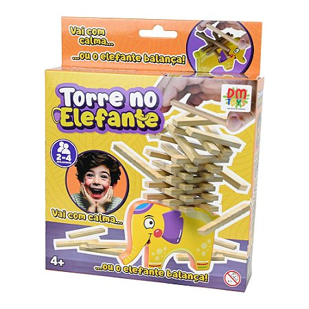 Jogo Torre no Elefante Equilíbrio e Diversão - DMT0062
