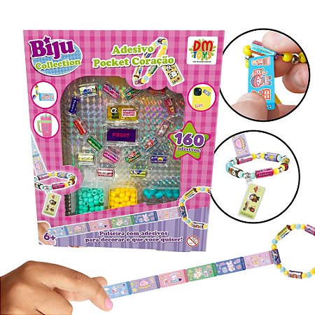 Biju Collection Adesivo Pocket Coração - DMT0104