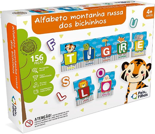Alfabeto Montanha Russa Dos Bichinhos - Pais & Filhos 792950