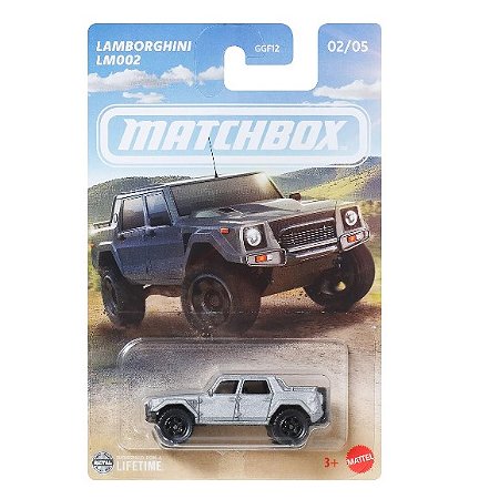 Carrinho Matchbox European Cars Lamborghini LM002 - GGF12/JCH27 Mattel