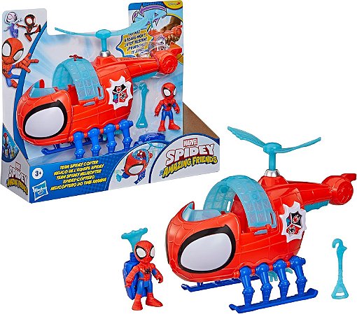 Helicóptero do Time Aranha Spidey Amazing Friends - Hasbro G1969