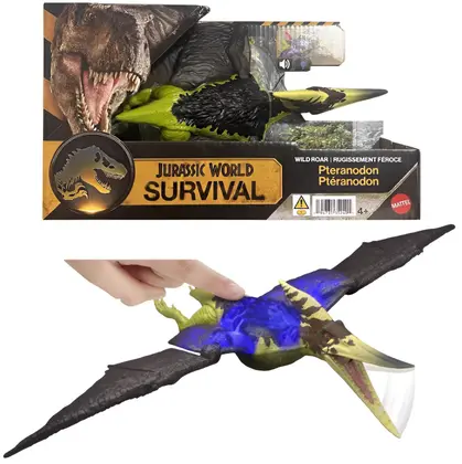 Jurassic World Survival - Ptéranodon 33cm Luz E Som - JGB87 Mattel