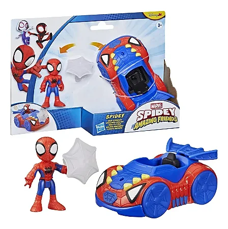 Boneco e Veiculo Spidey Amazing Friends - Homem Aranha - G1952 - Hasbro