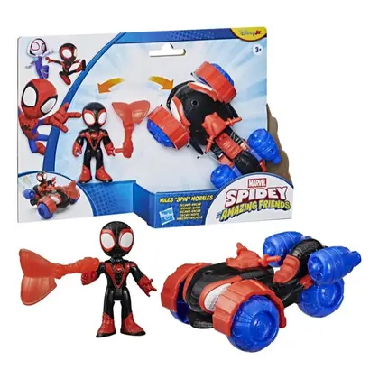 Boneco e Veiculo Spidey Amazing Friends - Miles Morales - G1952 - Hasbro