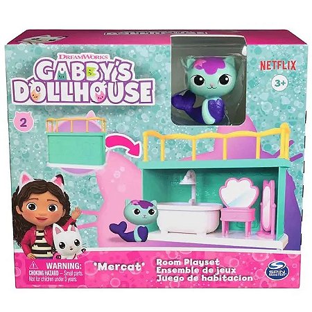 Mini Playset Empilhável Gabby's Dollhouse Mercat 3970 Sunny