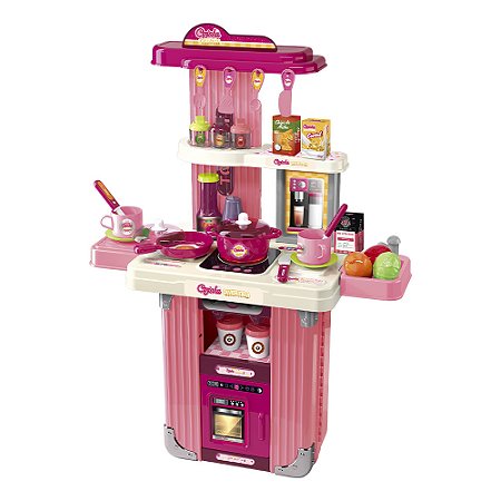Maleta Cozinha Divertida Plus - Dm Toys DMT0263