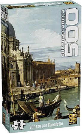 Quebra-cabeça 500 peças Veneza por Canaletto - 4930 - Grow