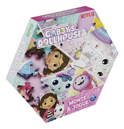 Jogo Monte E Jogue Gabby's Doullhouse - 4852 - Grow