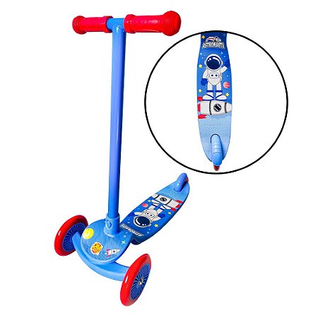 Patinete Slim Astronauta até 50 kg - DMR0005 - Dm Toys