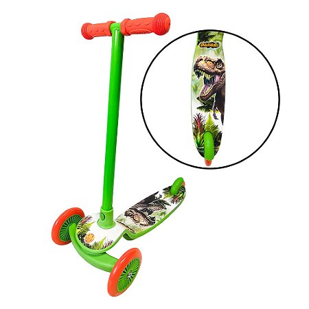 Patinete Slim Dinossauro até 50 kg - DMR0007 - Dm Toys