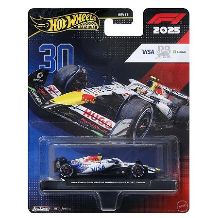 Hot Wheels Premium Formula 1 Visa Cash App Racing Bulls Formula One Team #30- HRV11/JKD79 Mattel