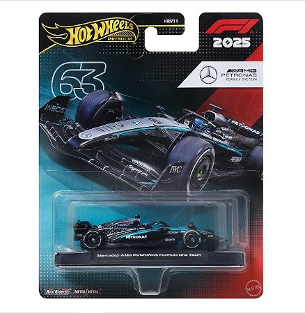 Hot Wheels Premium Formula 1 Mercedes-AMG Petronas Formula One Team #63 - HRV11/JKD80 Mattel