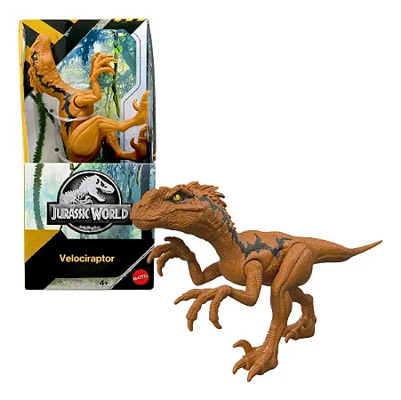 Jurassic World Mini Figura Velociraptor - JKT64 - Mattel