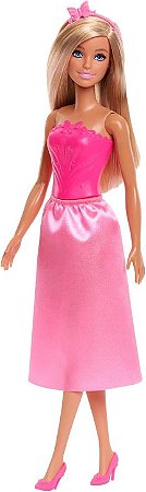 Boneca Barbie Donzelas Vestido Rosa - JDM67 - Mattel