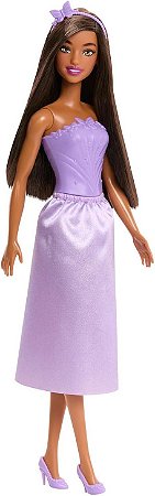 Boneca Barbie Donzelas Vestido Roxo - JDM67 - Mattel