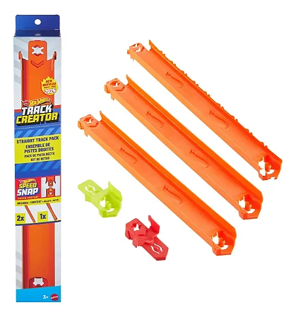 Conjunto de pista Reta Hot WheelsTrack Creator - JDW41 - Mattel