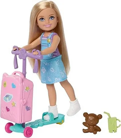 Boneca Barbie Chelsea Aventuras Ilimitadas Mattel - JMJ46