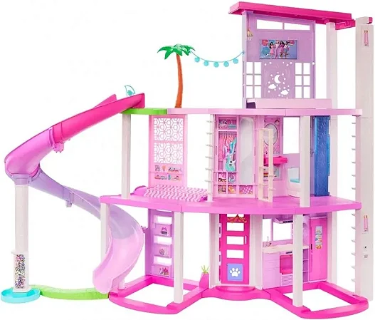 Barbie Casa dos Sonhos com Escorregador 2026 - JNT90 - Mattel