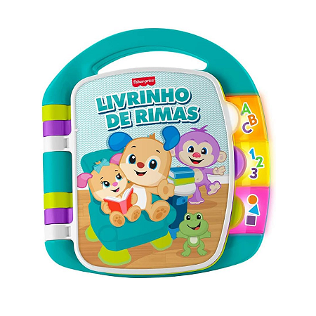 Livrinho de Rimas Aprender e Brincar Fisher Price - JMN24 - Mattel