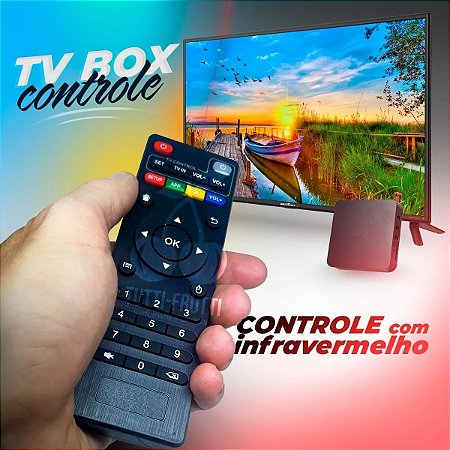 Controle Smart Tv Box Pro 4k Universal Original