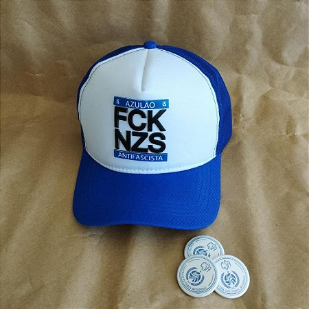 Boné Fck Nzs -  Azulão Antifascista