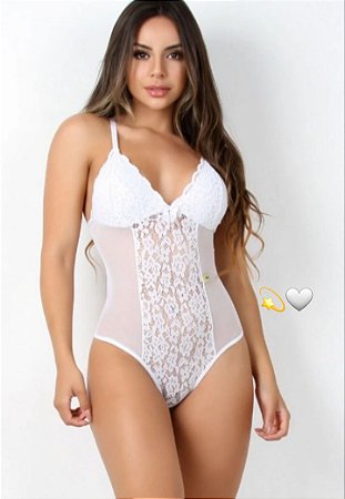Body lingerie branco