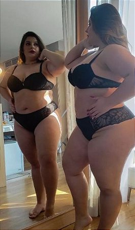 Conjunto Plus size preto