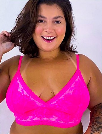Cropped pink néon