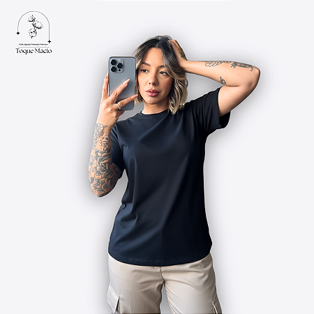 T-shirt BASICA PRETA