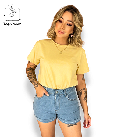 T-shirt BASICA AMARELO