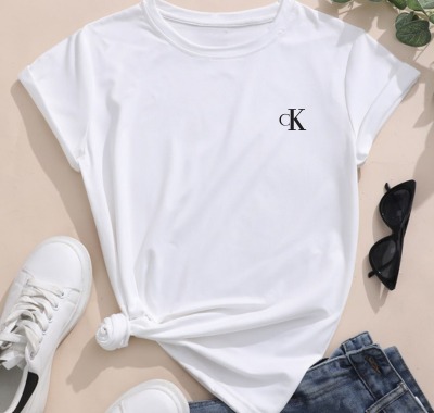 T-shirt CK SIMBOL - Branco